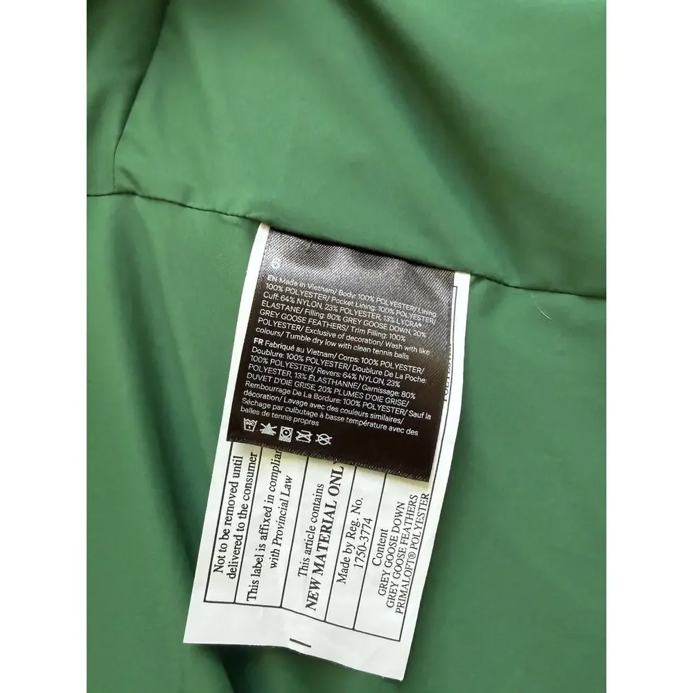 Lululemon Wunder Puff Jacket Everglade Green Women’s Size 6